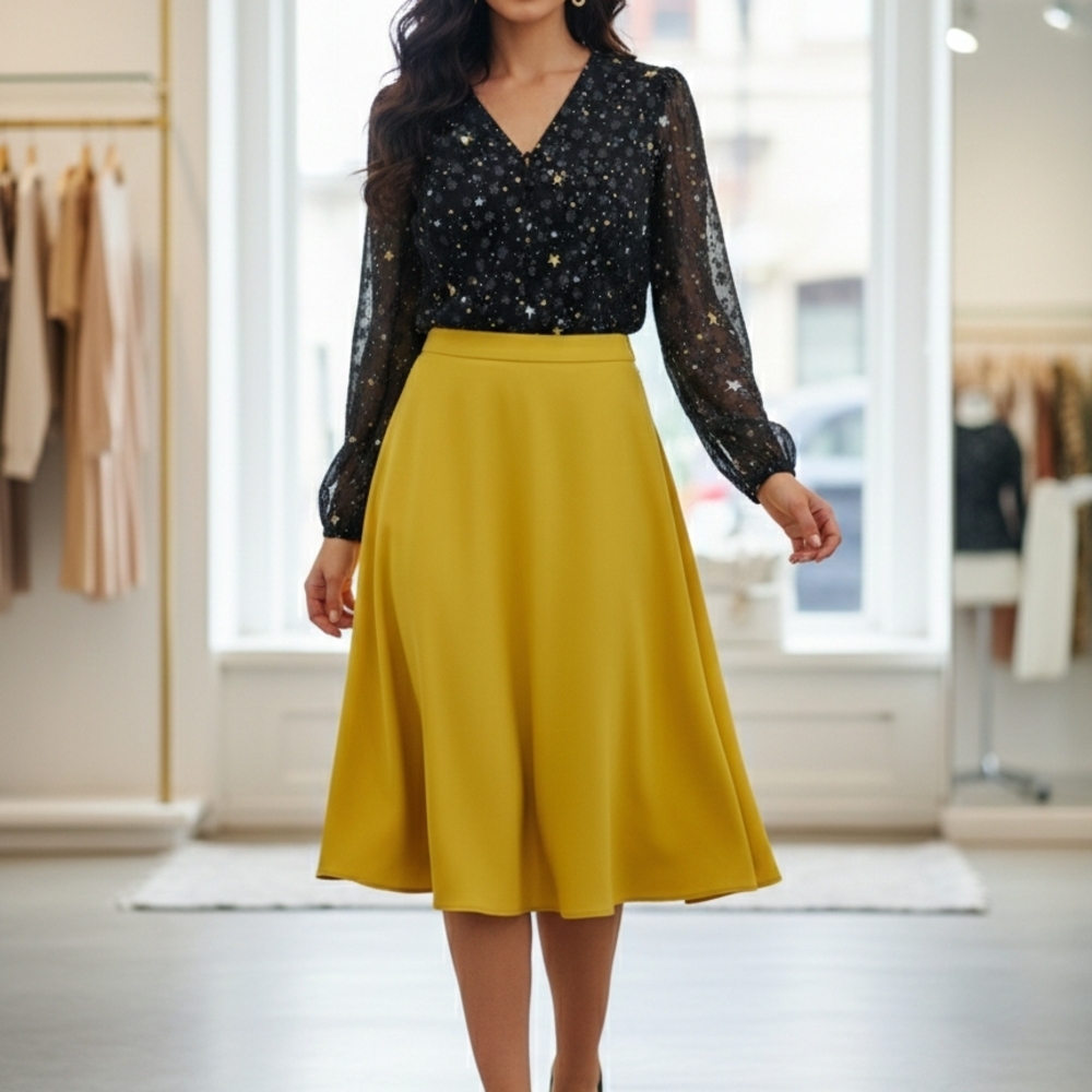 UNTUCKit Black Star Pattern Blouse - image 3